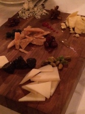 artisanal cheese plate